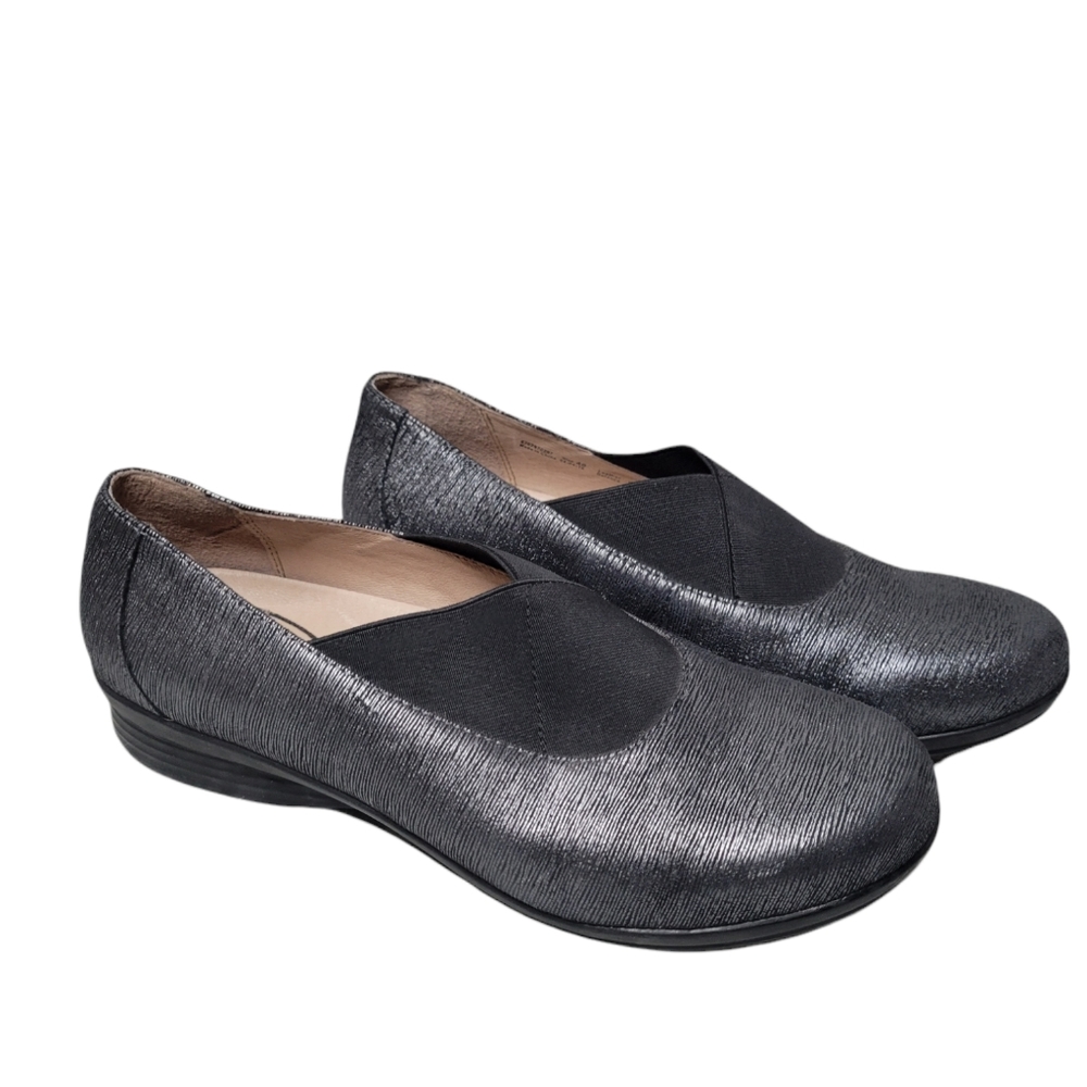 Dansko Womens Flats/Loafers Shimmer Grey